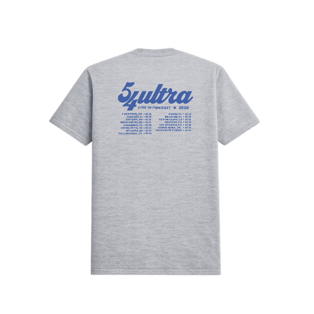 '54 Crest' Tour T-Shirt (Grey) Back